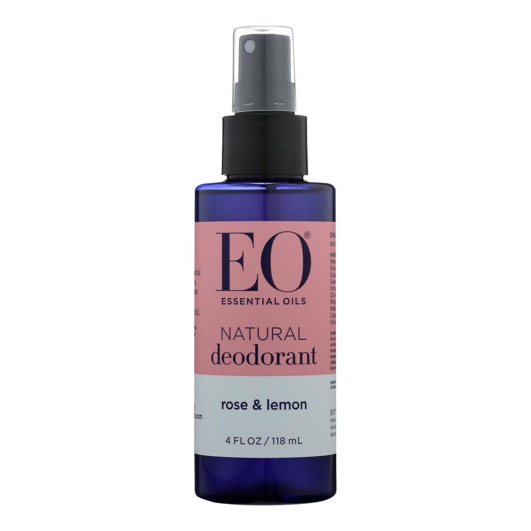 Eo Products - Deodorant Spry Rose Lemon - 1 Each-4 Fz - Maras Green